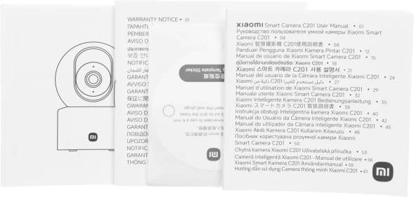 Камера видеонаблюдения IP Xiaomi C201 Wi-Fi 3.3-3.3мм цв. корп.:белый (BHR08NBGL)