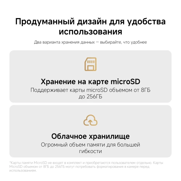 Камера видеонаблюдения IP Xiaomi C201 Wi-Fi 3.3-3.3мм цв. корп.:белый (BHR08NBGL)