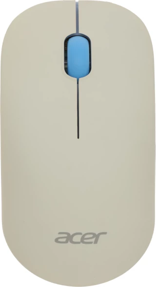 Клавиатура + мышь Acer OCC205 клав:белый/голубой мышь:белый/голубой USB беспроводная slim Multimedia (ZL.ACCEE.00C)