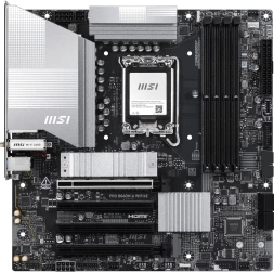 Материнская плата MSI PRO B860M-A WIFI6E Soc-1851 Intel B860 mATX AC`97 8ch(7.1) 5Gigabit RAID+HDMI+DP
