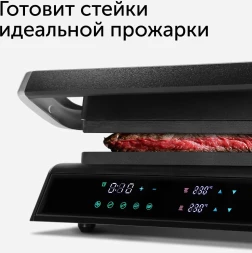 Электрогриль Red Solution SteakPRO RGM-M81 1950Вт черный/серебристый
