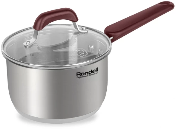 Ковш Rondell Bojole RDS-735 1.7л. d=16см (с крышкой) стальной