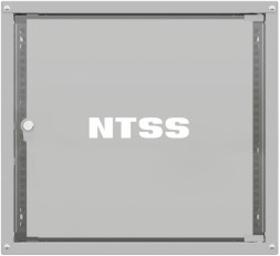 Шкаф коммутационный NTSS Lime (NTSS-WL12U5545GS) настенный 12U 550x450мм пер.дв.стекл несъемн.бок.пан. 30кг серый 520мм 14кг 110град. 370мм IP20