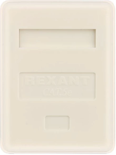 Розетка Rexant 03-0121 комп. RJ45 1 кат.5E UTP бел.