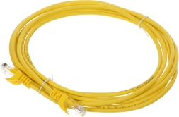 Патч-корд ITK Generica PC05-C5EU-3M-G U/UTP RJ-45 вил.-вилка RJ-45 кат.5E 3м желтый ПВХ