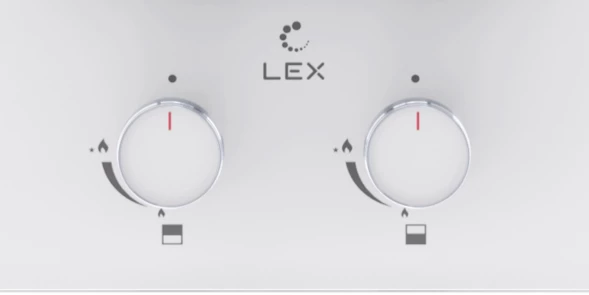 Газовая варочная поверхность Lex GVG 324 WH белый