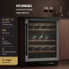 Винный шкаф Hyundai HBWC 0861 DU 1-нокамерн. черный