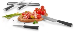 Набор ножей кухон. Rondell Baselard RD-1160 компл.:5предм. магн.держ. черный подар.коробка