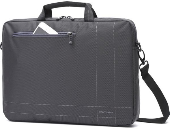 Сумка для ноутбука 15.6&amp;quot; Continent CC-201 GA серый нейлон/полиэстер