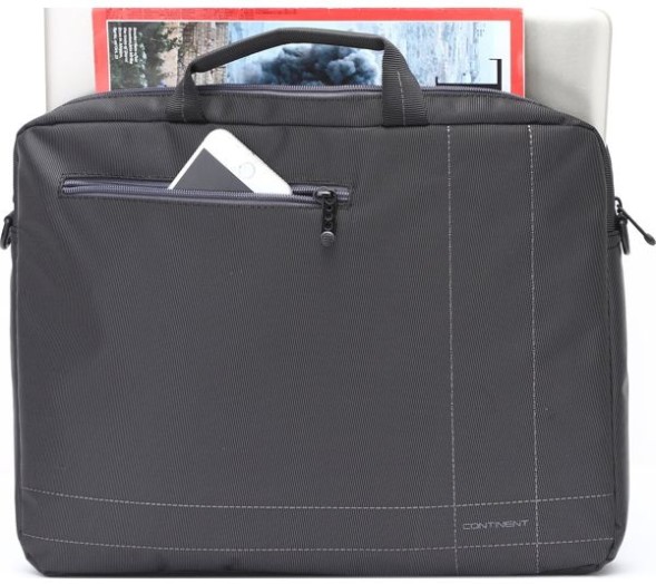 Сумка для ноутбука 15.6&amp;quot; Continent CC-201 GA серый нейлон/полиэстер