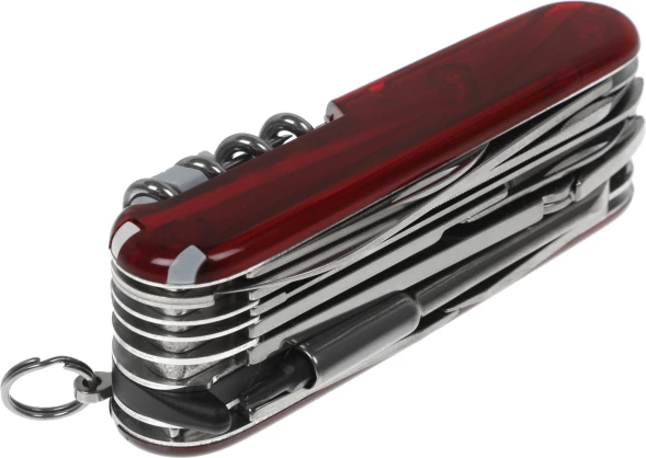 Нож перочинный Victorinox CyberTool L (1.7775.T) 91мм 39функц. красный полупрозрачный карт.коробка