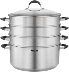 Кастрюля-пароварка Rondell RDS-1815 30.4л. d=32см (с крышкой) стальной