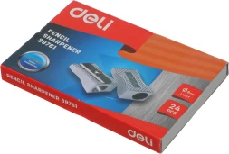 Точилка для карандашей ручная Deli E39761 1 отверстие металл дисплей