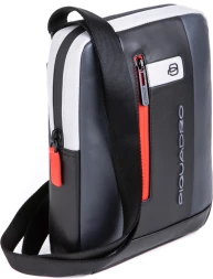 Сумка мужская Piquadro Urban CA1816UB00/GRN серая/черная натур.кожа