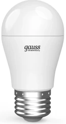 Лампа светодиодная Gauss Basic 13Вт цок.:E27 шар св.свеч.теп.св./дневн. (10502132)