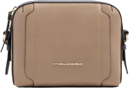 Сумка кросс-боди женская Piquadro Circle BD4870W92/TOBLU бежевая/голубая натур.кожа