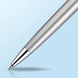 Ручка шариков. Waterman Hemisphere (S0920470) Steel CT M син. черн. подар.кор.
