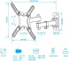 Кронштейн для телевизора Kromax CORBEL-5 черный 15&amp;quot;-42&amp;quot; макс.25кг настенный поворот и наклон