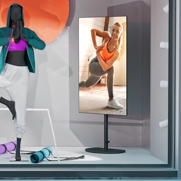 Стойка для телевизора Onkron TS5060 черный 30&amp;quot;-60&amp;quot; макс.41кг напольный поворот