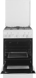 Плита Газовая Gefest ПГ 5100-02 0309 белый (металлическая крышка) реш.чугун