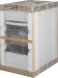 Плита Газовая Gefest ПГ 5100-02 0309 белый (металлическая крышка) реш.чугун