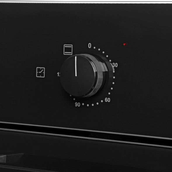 Духовой шкаф Электрический Hyundai 6003.01 BG черное стекло