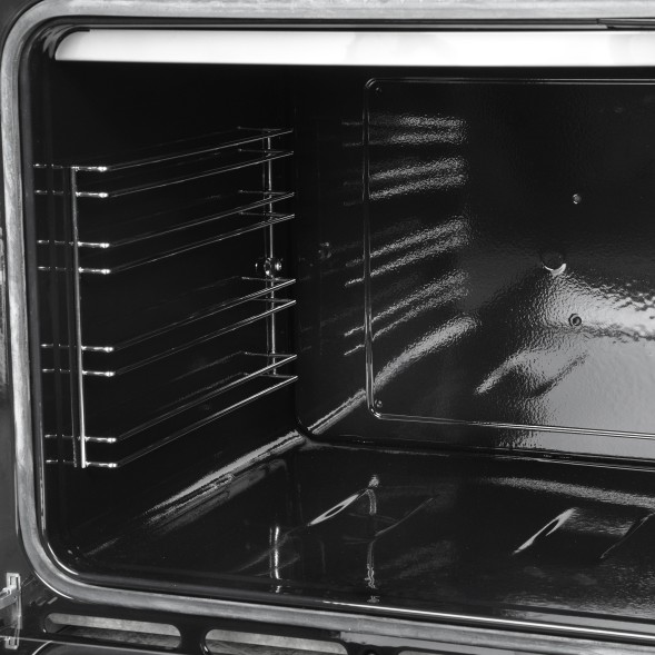 Духовой шкаф Электрический Hyundai 6003.01 BG черное стекло