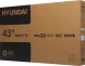 Телевизор LED Hyundai 43&amp;quot; H-LED43BU7012 YaOS Frameless черный/черный 4K Ultra HD 60Hz DVB-T DVB-T2 DVB-C DVB-S DVB-S2 USB WiFi Smart TV