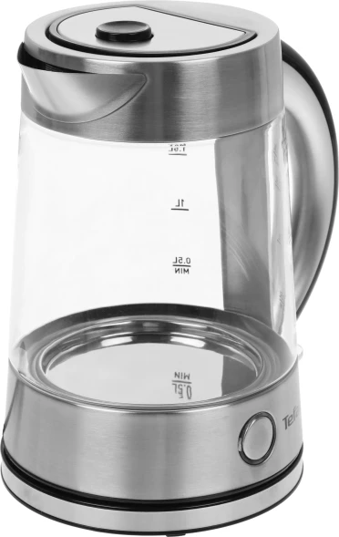 Чайник электрический Tefal KI760D30 1.7л. 2400Вт серебристый корпус: стекло/металл/пластик (8010000023)