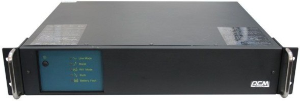 Источник бесперебойного питания Powercom King Pro RM KIN-2200AP LCD 1760Вт 2200ВА черный