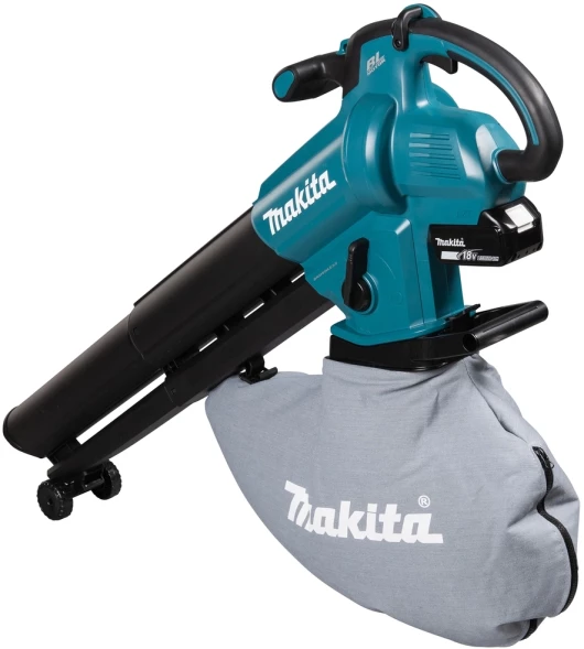 Воздуходувка-пылесос Makita DUB187T001 пит.:от аккум. бирюзовый/черный