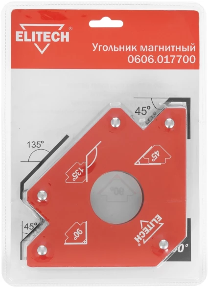 Магнитный угольник Elitech 0606.017700 300гр