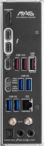 Материнская плата MSI MAG Z890 TOMAHAWK WIFI  Soc-1851 Intel Z890 4xDDR5 ATX AC`97 8ch(7.1) 5Gigabit RAID+HDMI