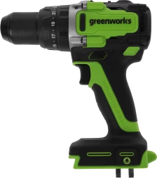 Дрель-шуруповерт Greenworks GD24DD140 аккум. патрон:быстрозажимной (3707607)