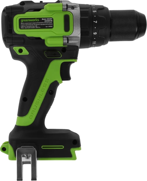 Дрель-шуруповерт Greenworks GD24DD140 аккум. патрон:быстрозажимной (3707607)