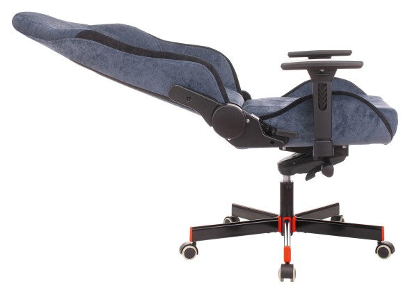 Кресло игровое A4Tech Bloody GC-470 синий с подголов. крестов. металл