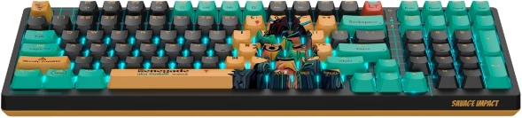 Клавиатура A4Tech Bloody AT98 Renegade механическая черный/зеленый USB for gamer LED (AT98)