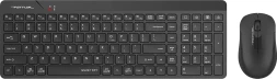Клавиатура + мышь A4Tech Fstyler FG2300 Air2 клав:черный мышь:черный USB беспроводная slim (FG2300 AIR2 BLACK)
