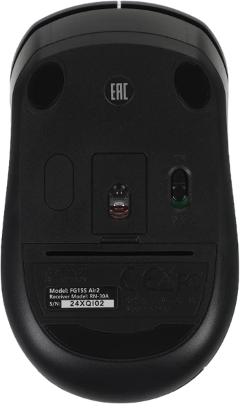 Клавиатура + мышь A4Tech Fstyler FG2300 Air2 клав:черный мышь:черный USB беспроводная slim (FG2300 AIR2 BLACK)