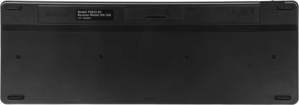 Клавиатура + мышь A4Tech Fstyler FG2300 Air2 клав:черный мышь:черный USB беспроводная slim (FG2300 AIR2 BLACK)