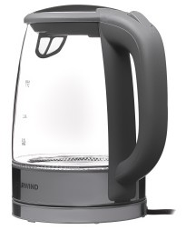 Чайник электрический Starwind SKG2315 1.7л. 2200Вт серый/серебристый корпус: стекло/металл/пластик