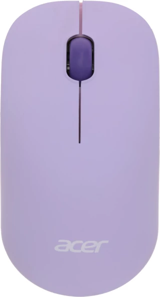 Клавиатура + мышь Acer OCC205 клав:фиолетовый мышь:фиолетовый USB беспроводная slim Multimedia (ZL.ACCEE.00D)