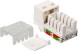 Модуль Lanmaster LAN-OK45U5E/90N-WH информ. Keystone RJ45 кат.5E UTP бел. (упак.:1шт)