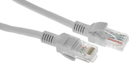 Патч-корд Rexant 18-1002 UTP RJ-45 вил.-RJ-45 мод. кат.5E 1м серый ПВХ