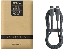 Кабель Romoss CB3038 6958377525951 ver2.0 USB (m)-USB Type-C (m) 1.2м черный