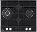 Газовая варочная поверхность Lex GVG 644 T BL черный