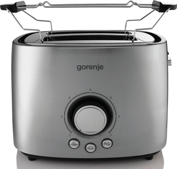 Тостер Gorenje T1000E 1000Вт серебристый/черный