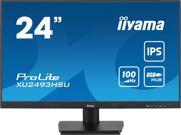 Монитор Iiyama 23.8&amp;quot; ProLite XU2493HSU-B6 черный IPS LED 1ms 16:9 HDMI M/M матовая 1000:1 250cd 178гр/178гр 1920x1080 110Hz DP FHD USB 3кг