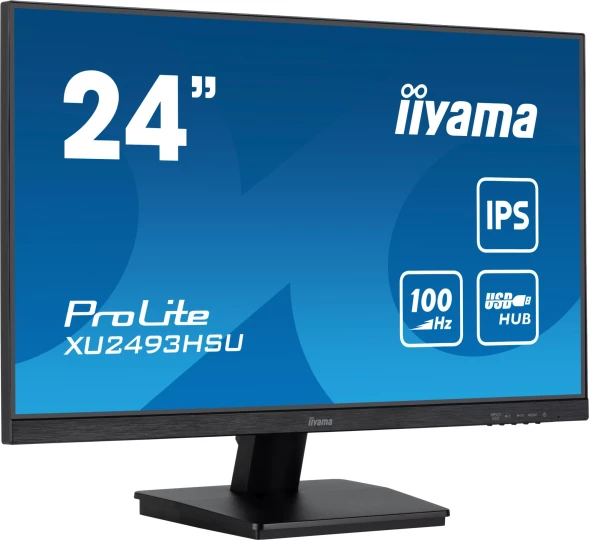 Монитор Iiyama 23.8&amp;quot; ProLite XU2493HSU-B6 черный IPS LED 1ms 16:9 HDMI M/M матовая 1000:1 250cd 178гр/178гр 1920x1080 110Hz DP FHD USB 3кг
