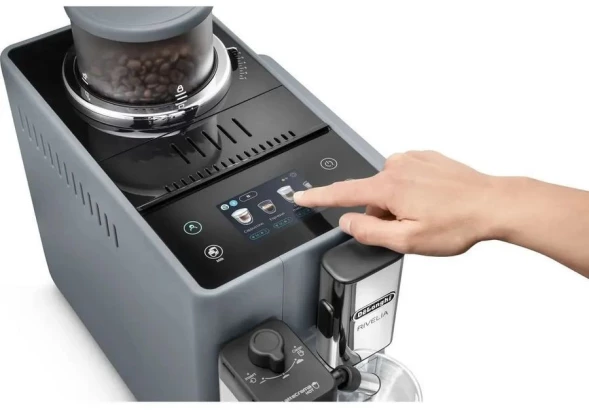 Кофемашина Delonghi Rivelia EXAM440.55.G 1450Вт серый